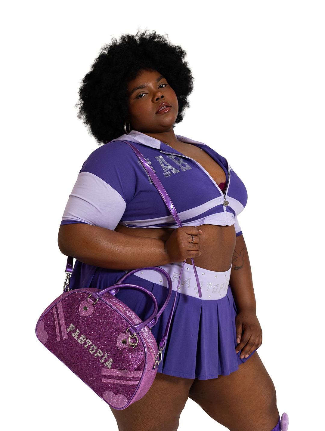 Here to Stay bag, purple