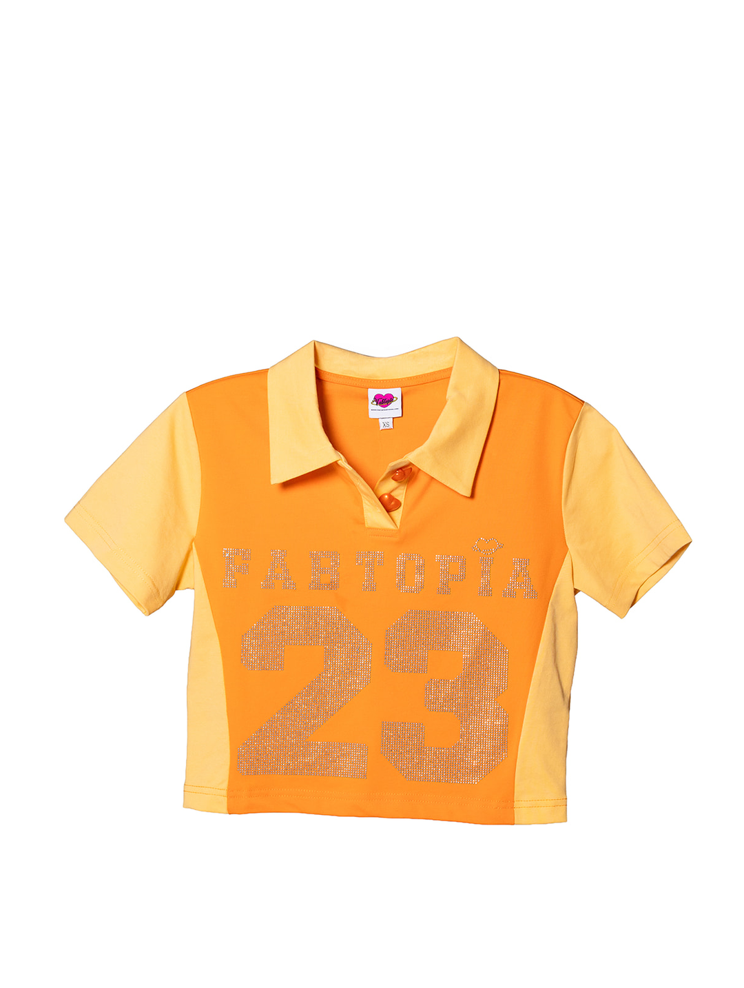 Sporty Girl top, orange