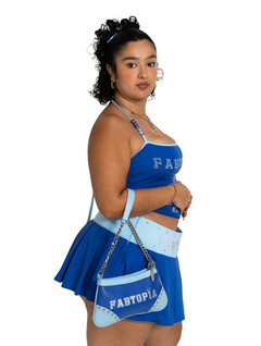 Just for gloss bag, blue