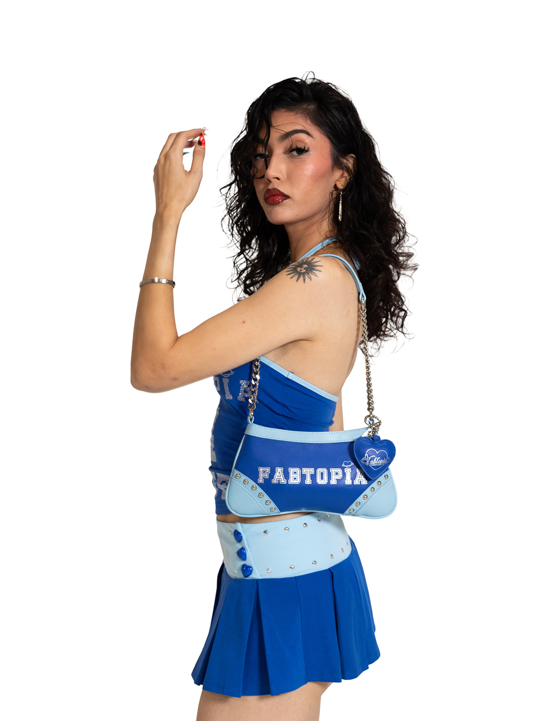 Just for gloss bag, blue