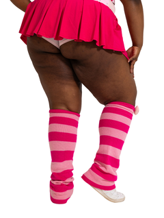 Perfect addition leg warmers, pink
