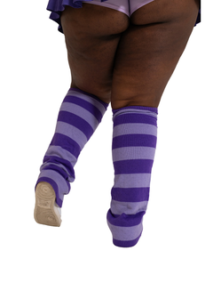 Perfect addition leg warmers, purple