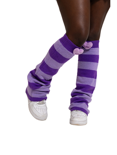 Perfect addition leg warmers, purple
