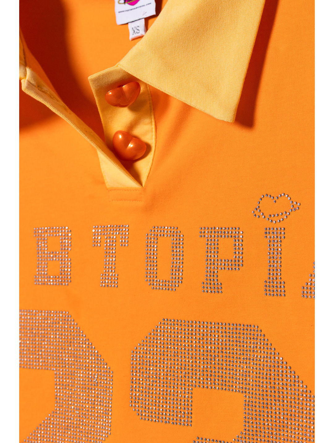 Sporty Girl top, orange